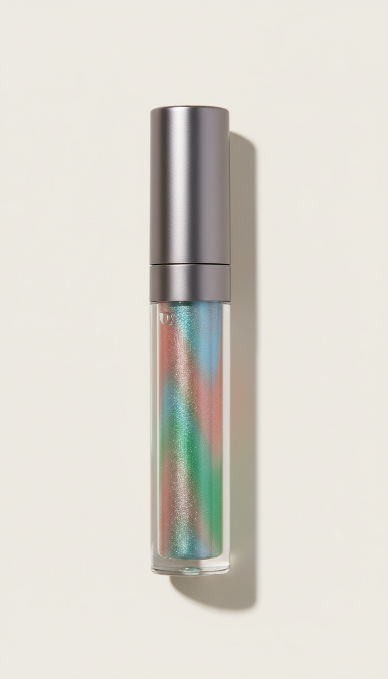 Lip gloss metallico holografico