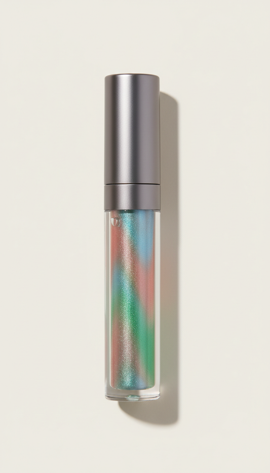 Lip gloss metallico holografico